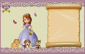 These many pictures of sofia the first birthday card template list may become your inspiration and informational purpose. Sofia The First Free Printable Invitations Or Photo Frames Oh My Fiesta In English