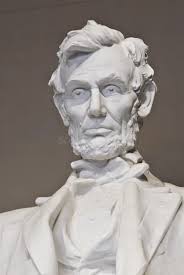 President Abraham Lincoln Vintage Old Advertisement Stock Photo