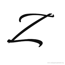 Kommt es am telefon zu missverständnissen, wenn man versucht einen namen zu buchstabieren. Calligraphy Brush Z Z Tattoo Hand Lettering Alphabet Tattoo Lettering