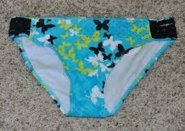 details about 42 girls malibu dream butterfly 3 pc bikini swimsuit skirt coverup sz 12 16