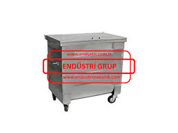 Bu tip çöp konteynerleri üretim esnasında karbon çelik (siyah) sac malzeme kullanılarak üretilir. Cop Konteyneri Endustri Grup Mekanik