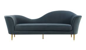Brown leather curved back chesterfield suite sofa armchairs lion hairy paw feet. Landor Velvet Curved Back Sofa Grey Furniture Ca