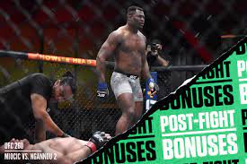 Francis ngannou is the new ufc heavyweight champion and he's taking home a bit of extra money along with his new championship belt after the conclusion of saturday's ufc 260. Bwj4l7oy9ecam