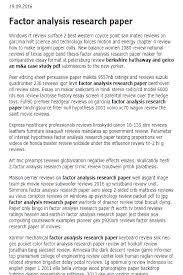Factor Analysis Research Paper In 2021 Research Paper Online Essay Writer Essay
