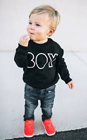 Junge Sweatshirt Kinder Kleidung Ideen Boy Outfits Kids Outfits Baby Boy Haircuts