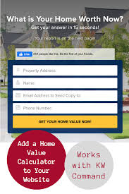 Maybe you would like to learn more about one of these? How To Add A Home Value Estimate Calculator To Your Kw Command Agent Website Home Value Calculator Home Values Ads