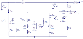 Thank you so much to give me acircuit diagram thats why my project is made easily. Baxendall Tone Control Circuit