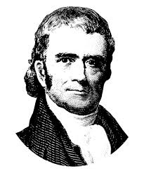 Chief Justice John Marshall Print Sticker by War Is Hell Store