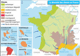 Les différents climats dans le monde. La France Des Milieux Metropolitains Et Ultramarins Entre Valorisation Et Protection 2nde Cours Geographie Kartable