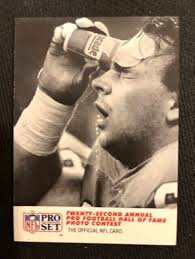 Doug Widell 1990 Pro Set 22nd Annual Pro Football HOF Photo Contest 2nd  Place