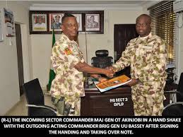 Major general farouk yahaya of regular course 37 is from zamfara state. Change Of Command In Sector 3 Operation Hq Nigerian Army Facebook