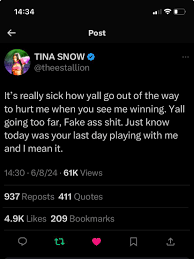 The Barbz made an AI deepfake porn video of Meg…if it circulates anywhere  on this site, please report it : rmegantheestallion