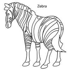 1) if you have javascript enabled you can click the print link in the top half of the page and it will automatically print the coloring page only and ignore the advertising and navigation at the top of the page. Top 20 Free Printable Zebra Coloring Pages Online
