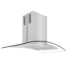 Features like auto speed setting ensure that the ventilation system is working efficiently by automatically changing the speed of the fan to best match. Zline 36 In Island Mount Range Hood In Stainless Steel Glass Gl14i 36 Walmart Com Walmart Com