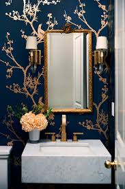 What is fabric wall paper? Old Irving Park Remodel Transitional Powder Room Other By D Stone Builders Inc Houzz