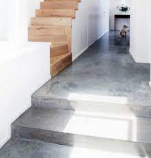 Cool Light Grey Polished Concrete Floor Colours Lazenby Concrete Floors Concrete Stairs Concrete Stained Floors
