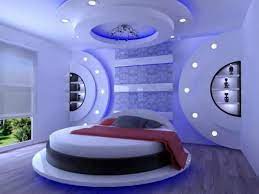Shop luxury bedroom accessories online. 28 Modeles A Lit Rond Bedroom False Ceiling Design Modern Bedroom Design Ceiling Design Living Room