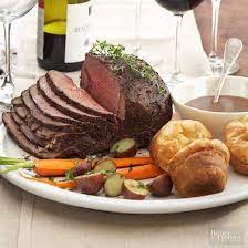 Our Best Christmas Dinner Menus Roast Beef Dinner Beef Recipes Christmas Dinner Menu