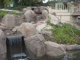 Shop one of the industry's most vast selections of garden water features, pool & pond accessories, custom glass. How To Build Faux Or Fake Rock Waterfalls And Ponds For Fish Final 2013 Youtube