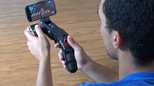 Após o carregamento, pode ser sustentável por 15 horas, seguro e estável. Joystick Pistola Bluetooth Ipega Controller Gun 9057 Android Phantom Para Celulares E Tablets Youtube
