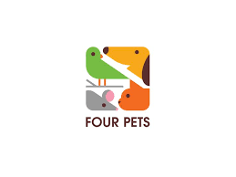 Four Pets Pet Logo Design Pet Shop Logo Animal Logo