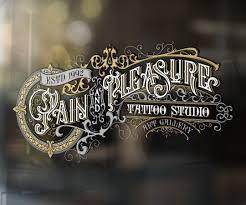 Mississauga's #1 award winning tattoo and piercing studio since 2004. Pain And Pleasure Tattoo Logo Design On Behance