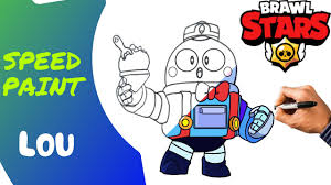 Brawl stars features a large selection of playable characters just like how other moba games do it. Speed Paint Lou Brawl Stars Youtube