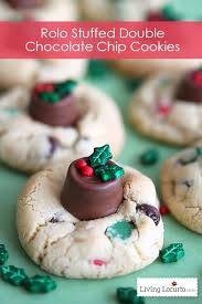 Save some dough and make these cute little cookies at the same time! Rolo Chocolate Chip Cookies Easy Christmas Cookie Recipe