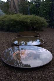 Mallee Spun Copper Bird Baths And Water Bowls On Display At Sydney Wildflower Nursery Australian Garden Design Australian Garden Garden Design
