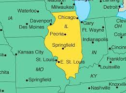 Illinois house/senate map data source: Map Of Illinois U S Embassy In Austria