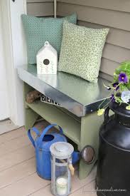 It is a bistro chair that is perfect for indoor and outdoor use. 12 Pretty And Practical Diy Front Porch Benches Shelterness