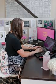 Search Solution Group Executive Recruiter Danielle Leach The Everygirl Cubicle Decor Office Work Space Decor Office Desk Decor