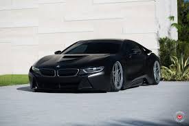 Matte Black Bmw I8 With Air Suspension Matte Black Bmw Bmw I8 Bmw I8 Black