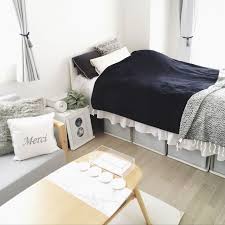 部屋全体 一人暮らし 1k グレーインテリア ネイビーのインテリア実例 2017 11 17 13 56 16 roomclip ルームクリップ 小さな部屋のレイアウト インテリア 家具 インテリア