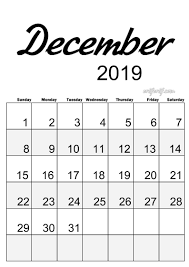 12 December Simple Elegance Calendar 2019 Beautiful Typography Beautiful Typography Typography Calendar Template