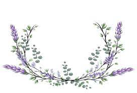 Lavender And Eucalyptus Invitation Zazzle Com In 2021 Wreath Drawing Lavender Flower Drawing