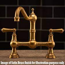 Wall mounted kitchen brass sink cock. Perrin Rowe Armstrong Satin Brass Pullout Rinse Kitchen Sink Tap 4549hssb Kitchen From Taps Uk