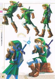 Link Ocarina Of Time Legend Of Zelda Legend Zelda Art