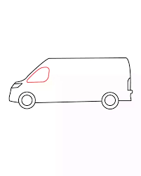 How To Draw Van In Simple And Easy Steps