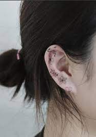 Helix Idees De Tatouage Oreille Ear Tattoo Ideas Helix Ear Tattoo Tattoo Ear