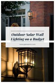 Wall Mounts Gamasonic Solar Lighting Outdoor Solar Lights Outdoor Solar Lanterns Outdoor Garage Lights