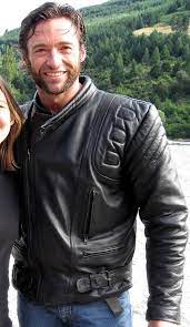 Pin On Men S Black Hugh Jackman Wolverine Biker Leather Jacket