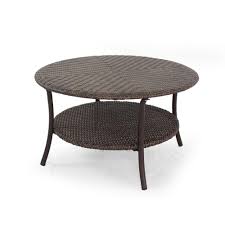 Shop big lots in store and online for stylish outdoor coffee table options. Yard Table Outdoor Patio All Weather Resin Wicker Round Coffee Table Patio Garden Tables
