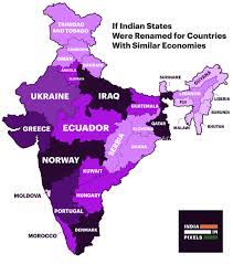 They are both members of brics. Indian States Compared To Countries With Similar Nominal Gdp Source India In Pixels On Facebook India