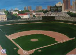 Favorite add to original oil painting, michigan ave. Celebrating 100 Years At Wrigley Field The Studio