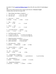 Segi dengan senang hati saya sediakan artikel ini untuk anda baca dan anda boleh mengambil anda sedang membaca contoh soal dan pembahasan ranah kognitif (c1, c2, c3, c4, c5 dan c6) link. Contoh Soal Clothes Kelas 3 Sd Guru Galeri