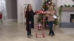 Check spelling or type a new query. Mr Christmas Indoor Outdoor Animated Swinging Santa On Qvc Youtube