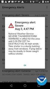 New Destructive Severe Thunderstorm Warning Category To Trigger Wireless Emergency Alerts On Mobile Phones Thebaynet Com Thebaynet Com Articles