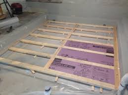 Impact sound (footfall, moving furniture) will still through the floor to the room below. Insulated Floating Floor Construction You Gotta Start Somewhere