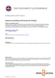 It then establishes a connection to each device and. Pdf Experience Building A Prototype 5g Testbed